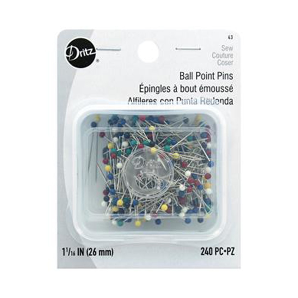 Tacks, Pins & Clips, Art & School, Dritz, Small, Ball Head, Pins, 240 piece, 5347